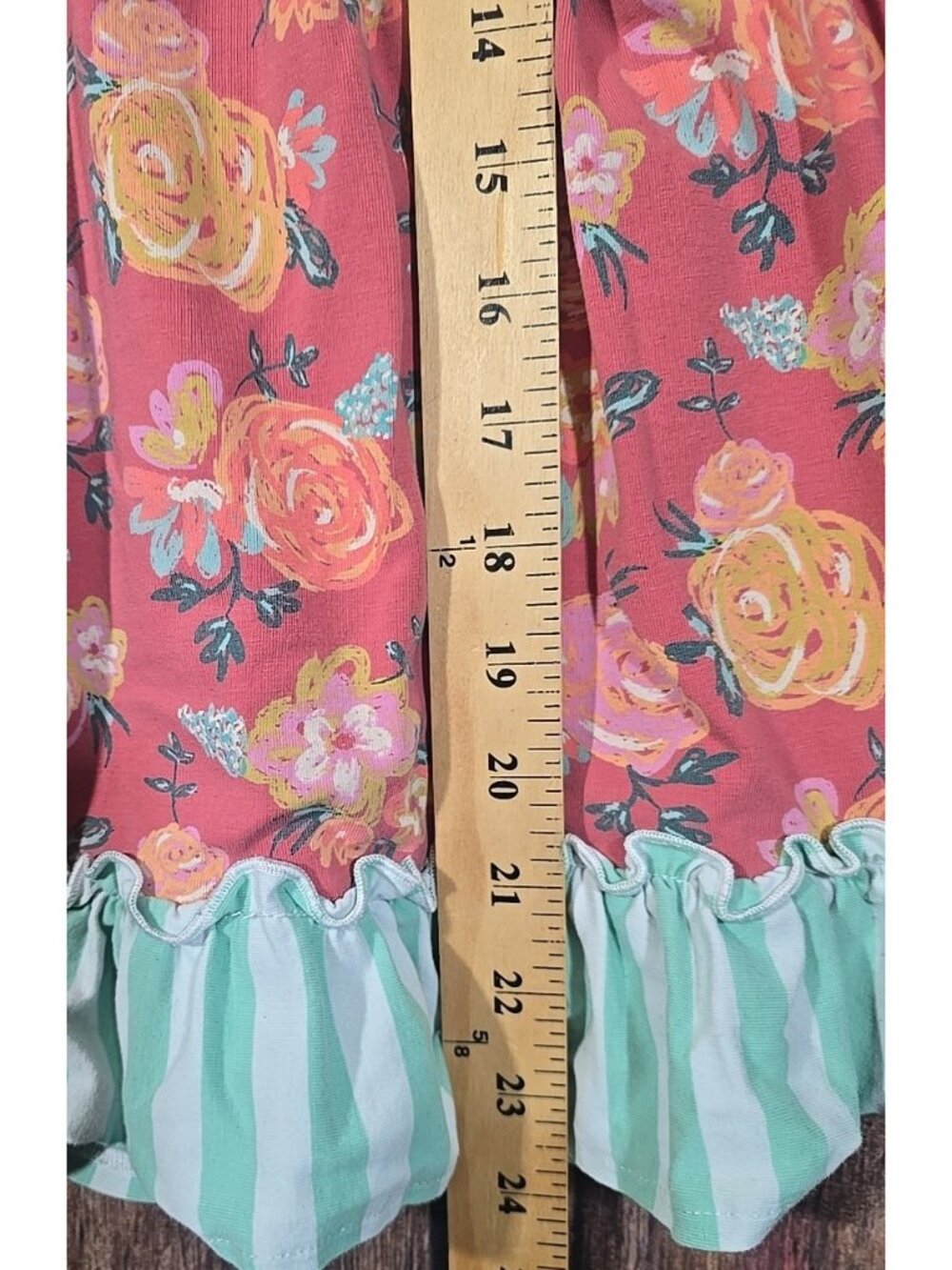 Matilda Jane Wonderment Rosie Posie Dress Whimsical Ruffles Stretch Girl's 6 - Picture 3 of 10